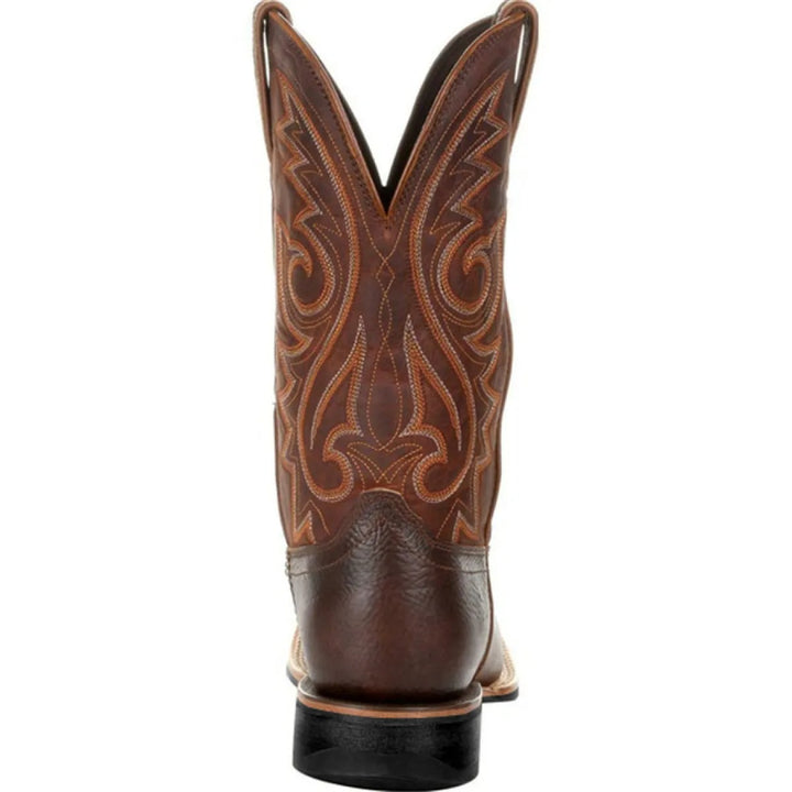 Herren-Westernstiefel – hoher Schaft, eckige Spitze, Kunstleder