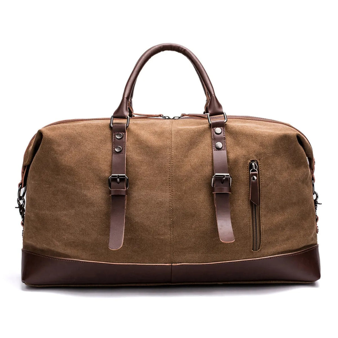 Reisetasche für Herren aus Segeltuch – Strukturierte Duffle Bag mit großem Fassungsvermögen