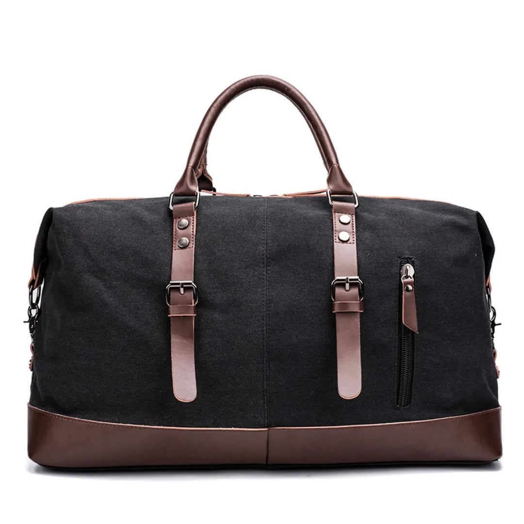 Reisetasche für Herren aus Segeltuch – Strukturierte Duffle Bag mit großem Fassungsvermögen