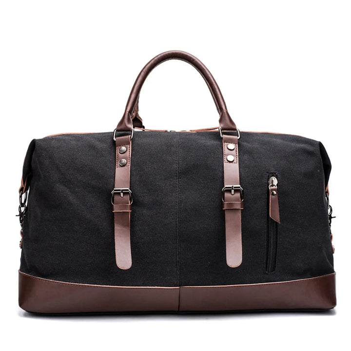 Reisetasche für Herren aus Segeltuch – Strukturierte Duffle Bag mit großem Fassungsvermögen