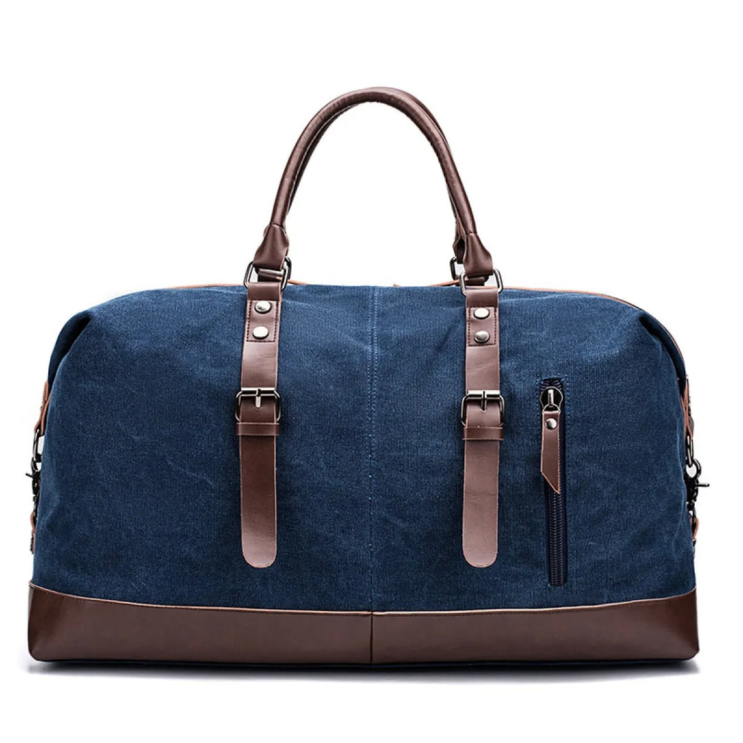 Reisetasche für Herren aus Segeltuch – Strukturierte Duffle Bag mit großem Fassungsvermögen