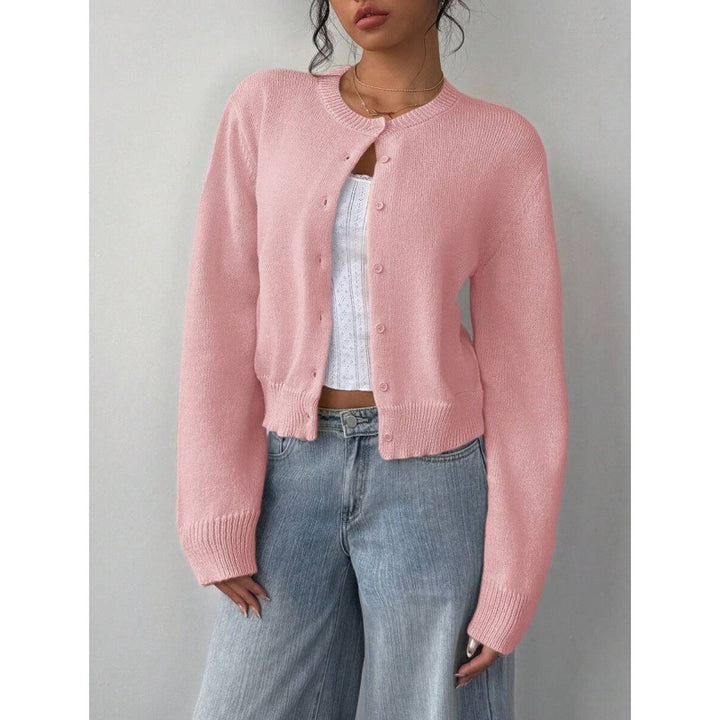 Cardigan Femme en Maille – Coupe Slim Courte