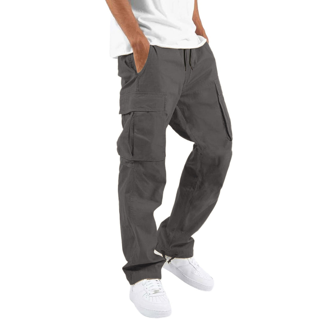 Pantaloni Uomo in Cotone Misto – Taglio Casual con Tasche Multiple