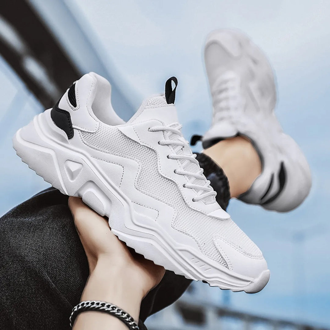 Women's Lightweight Mesh Sneakers – Breathable Comfort and Cushioned Sole
