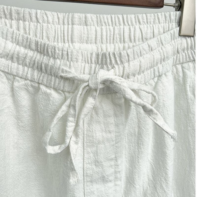 Lässige Herrenhose aus Leinen – Gerade, atmungsaktive und entspannte Passform