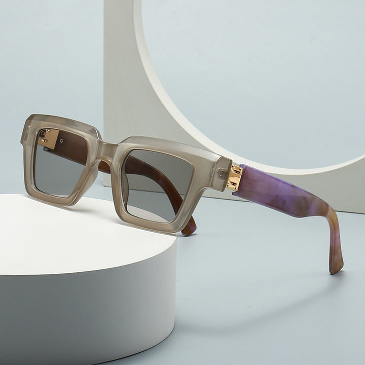 Damen Sonnenbrille mit quadratischem Gestell – UV400 Schutz