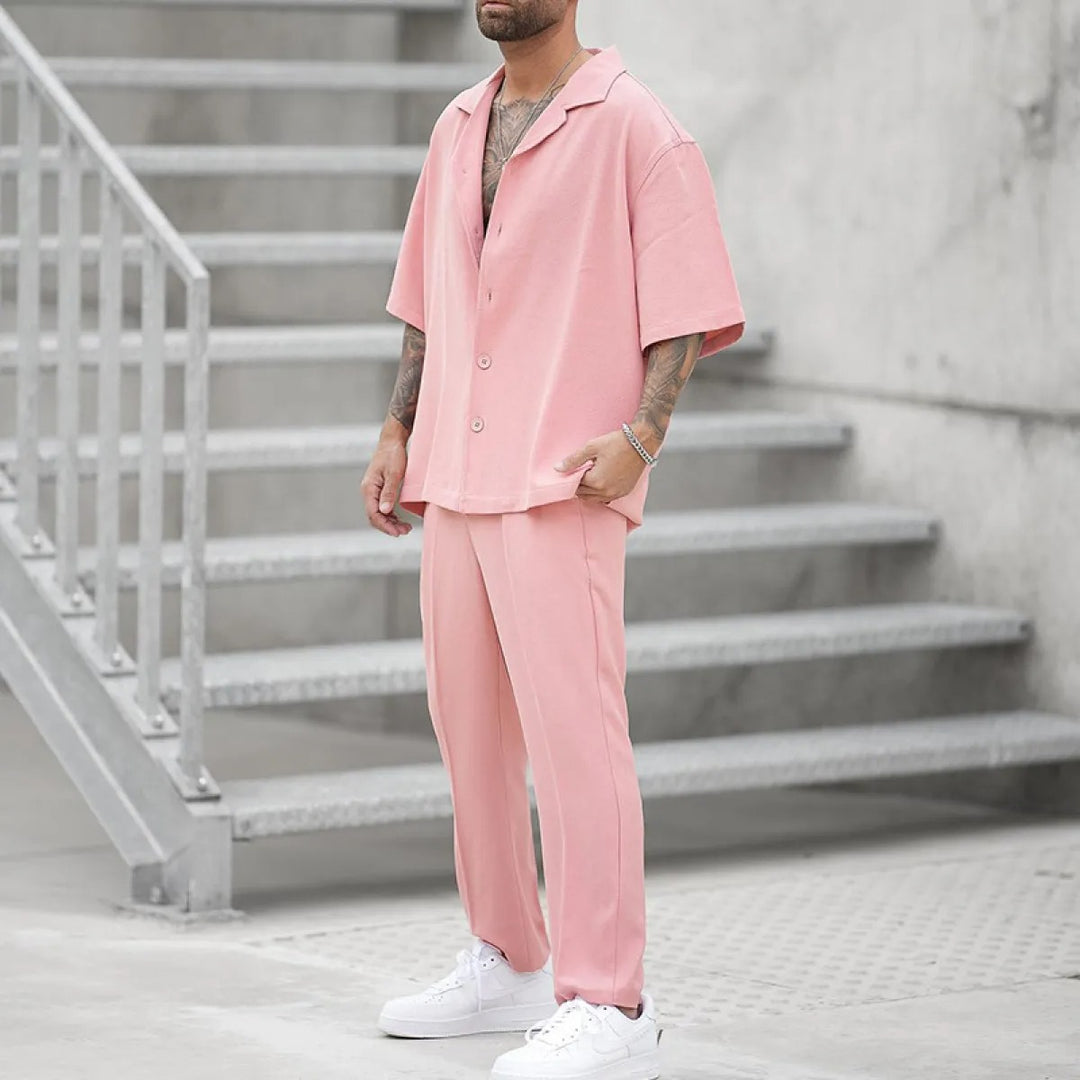 Herren Hemd-Hosen-Set – Lässiges Koordiniertes Outfit
