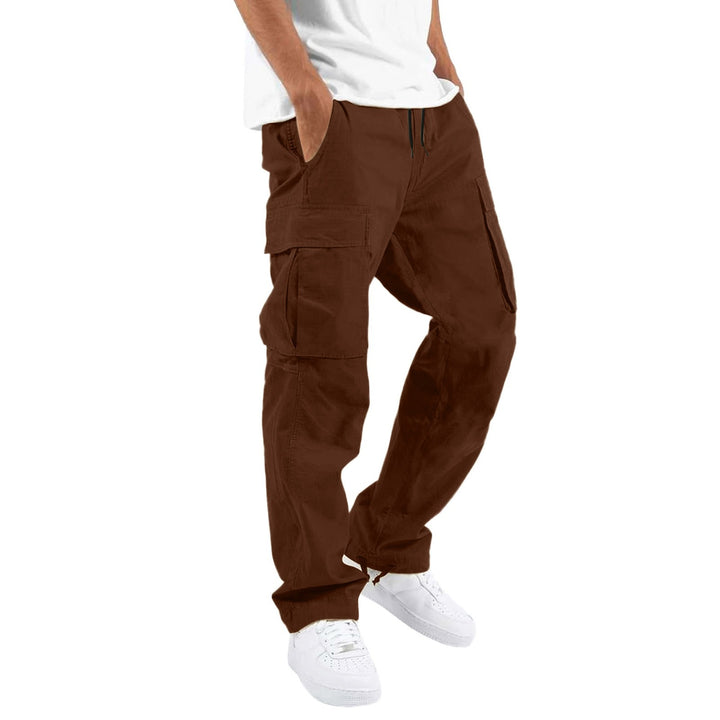 Pantaloni Uomo in Cotone Misto – Taglio Casual con Tasche Multiple