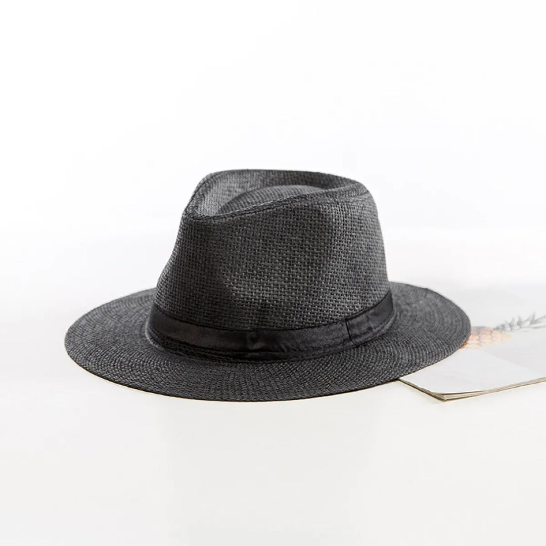 Women's Straw Hat Jazz – Casual Beach Style with Structured Brims