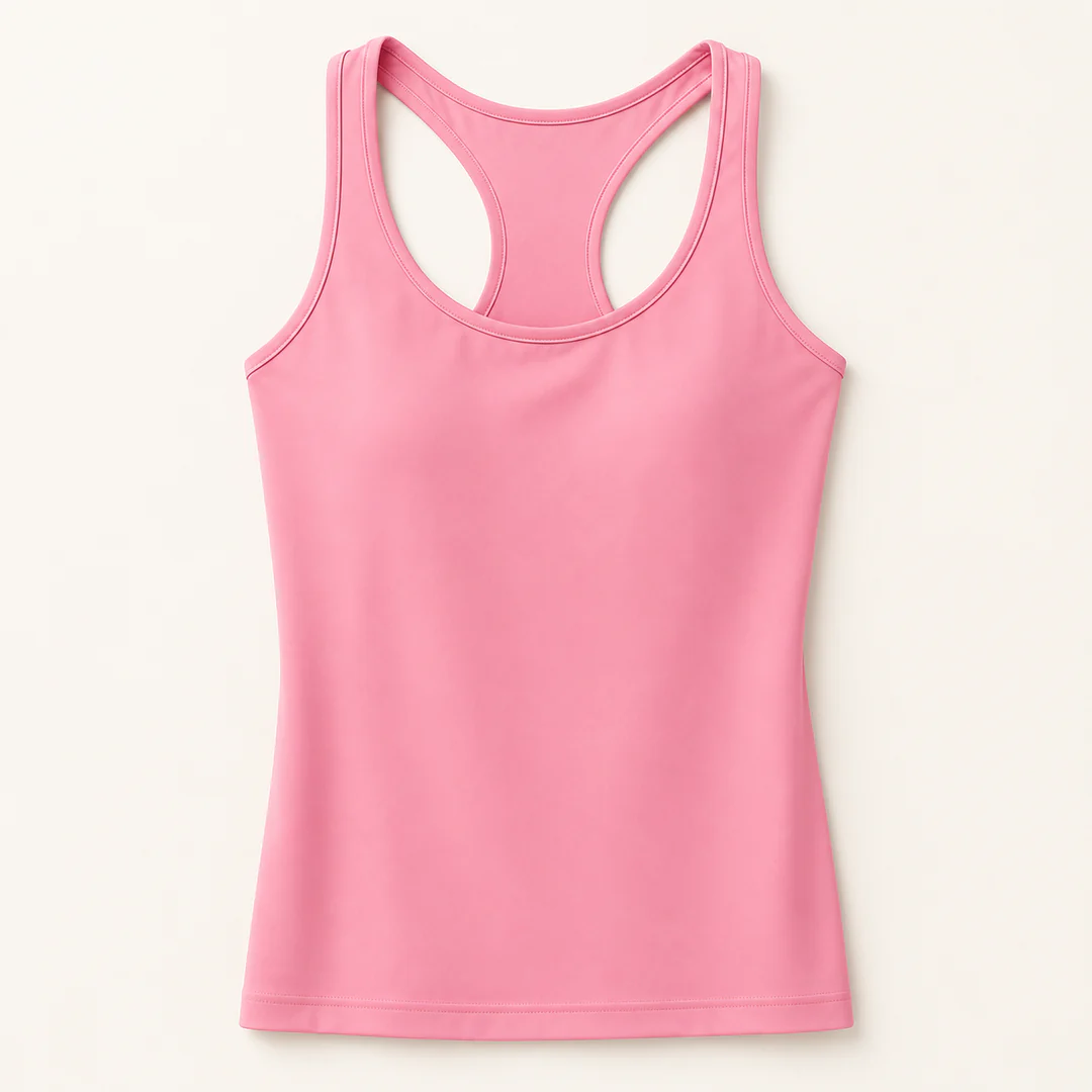 Canotta Donna Stretch – Schiena a Nuotatore e Scollo Rotondo