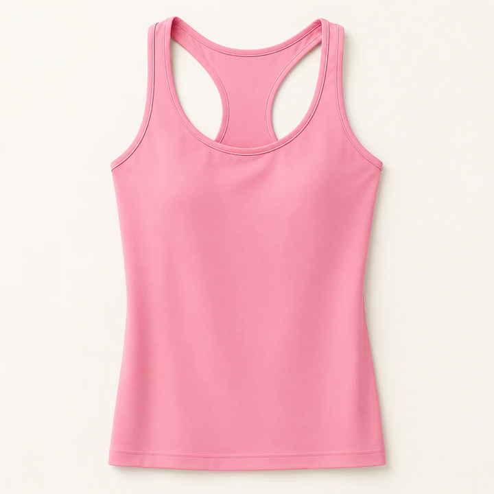 Canotta Donna Stretch – Schiena a Nuotatore e Scollo Rotondo
