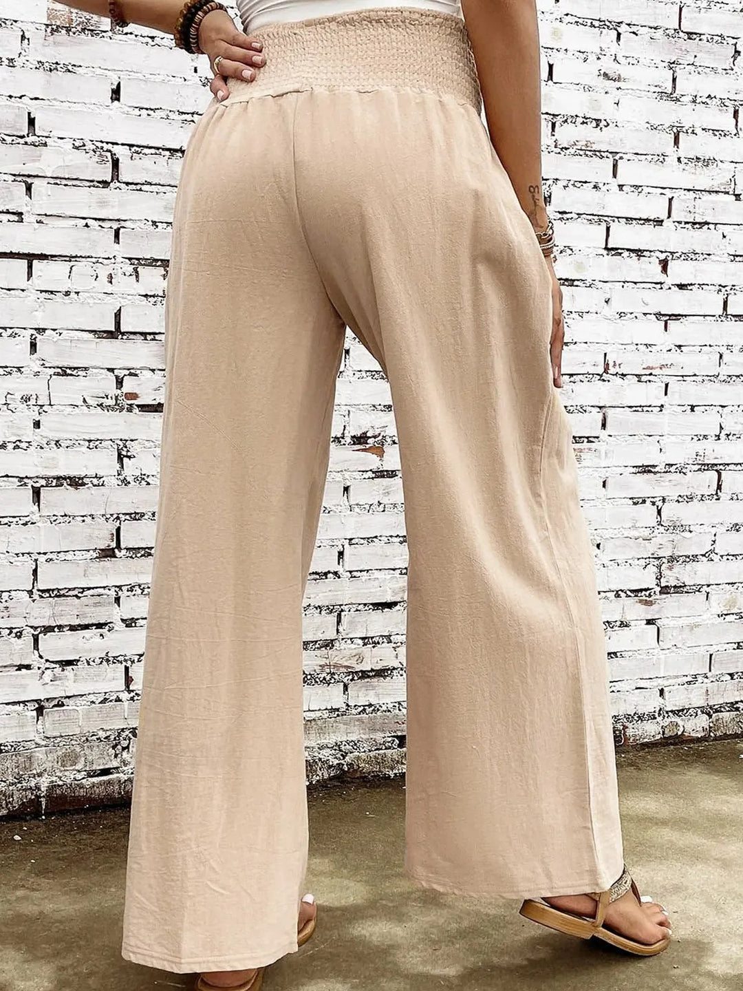 Pantaloni Donna Vita Alta Gamba Larga – Taglio Casual
