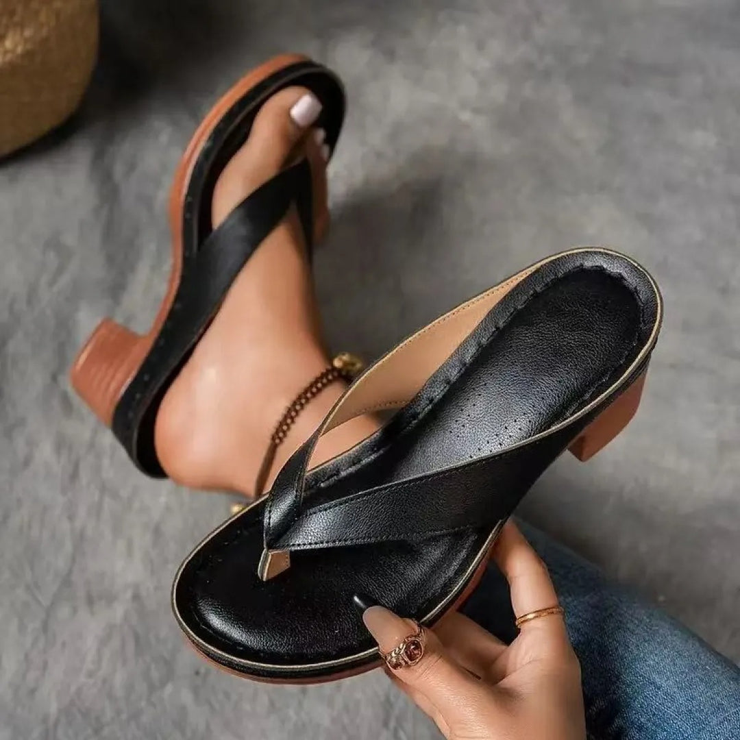 Women's Wedge Sandals – Block Heel and Flat Mules