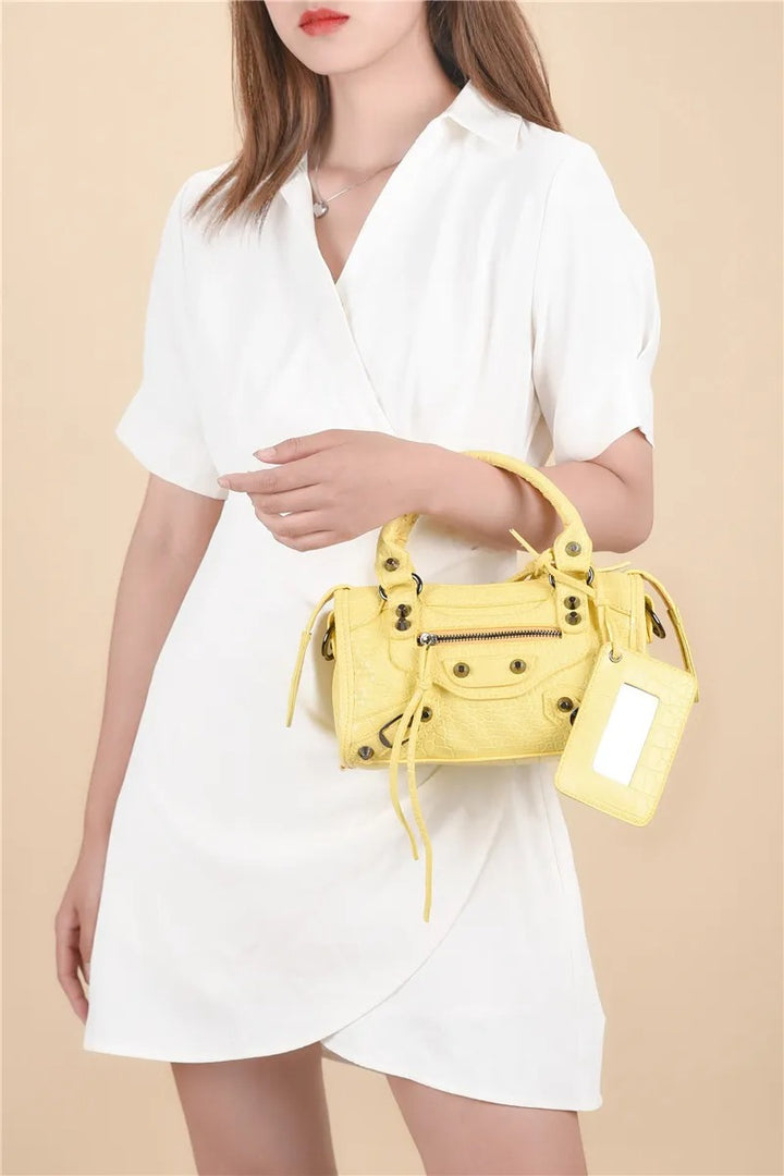 Sac à Main Femme Grande Capacité – Matière Gaufrée Texturée