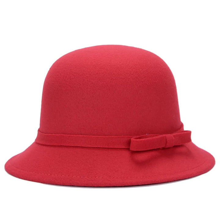 Vintage Glockenhut für Damen – Elegantes Schleifendetail
