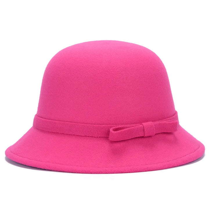 Vintage Glockenhut für Damen – Elegantes Schleifendetail