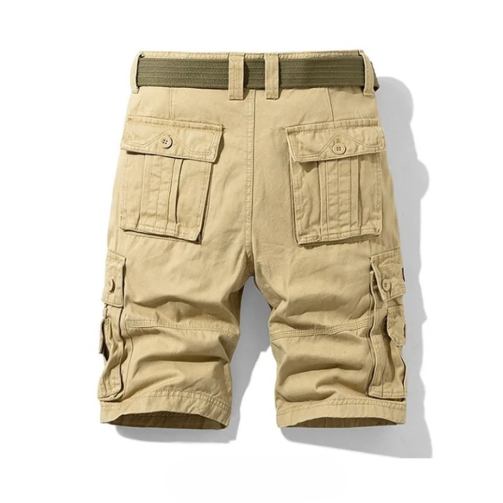 Pantaloncini Cargo Uomo in Cotone – Multi-Tasche Stile Workwear