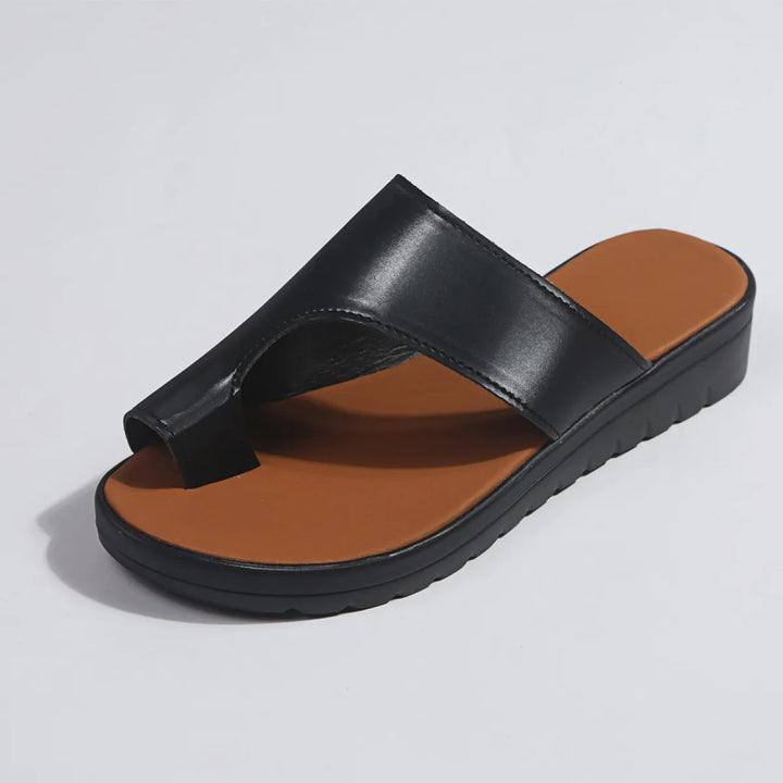 Damen Flache Sandalen – Dämpfende & Rutschfeste Sohle