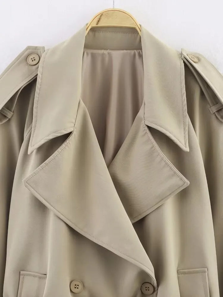 Manteau Coupe-Vent Femme Court – Coupe Décontractée