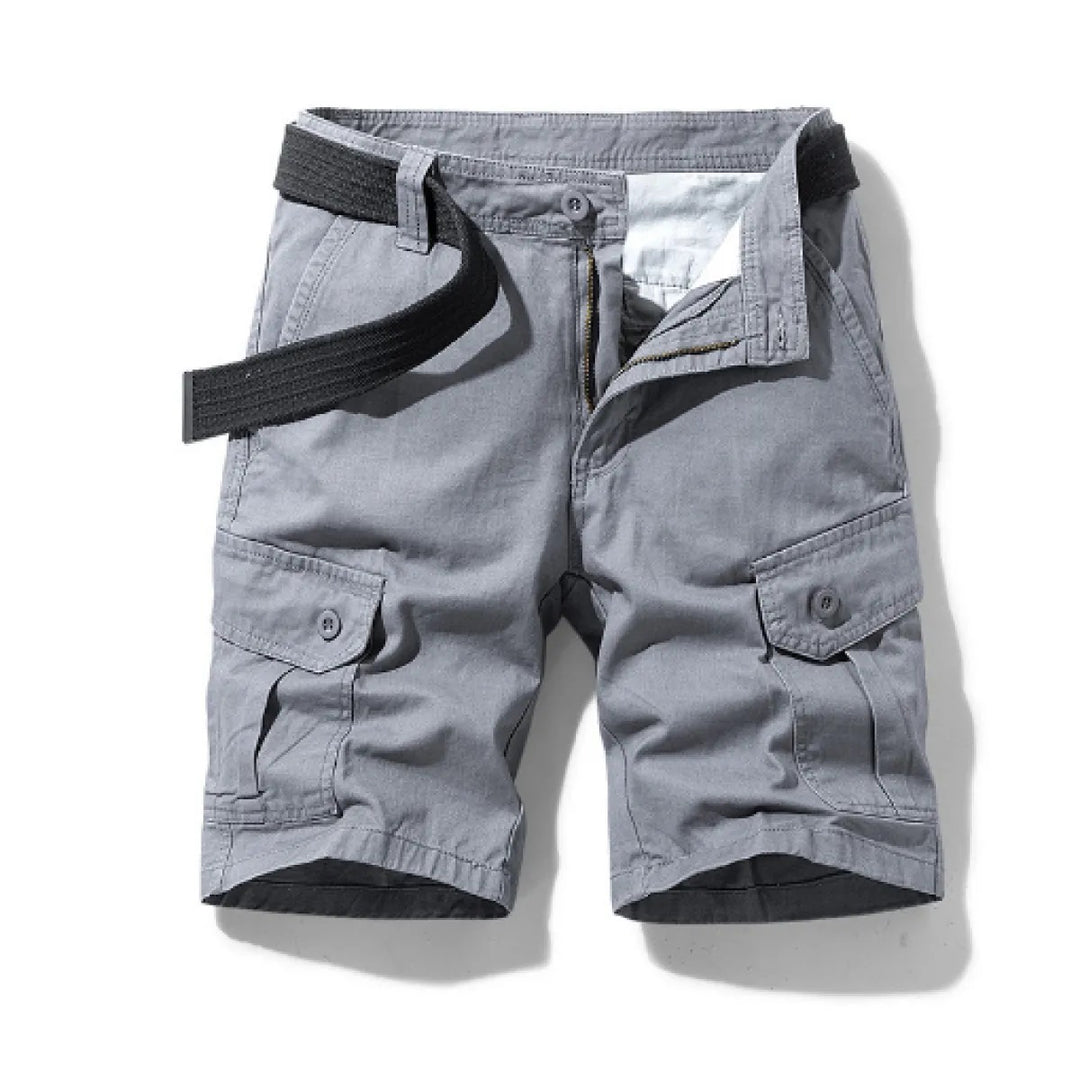 Pantaloncini Cargo Uomo in Cotone – Multi-Tasche Stile Workwear