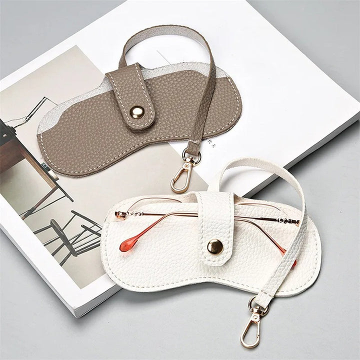 Borsa per Occhiali Donna in Pelle – Pochette da Polso Compatta