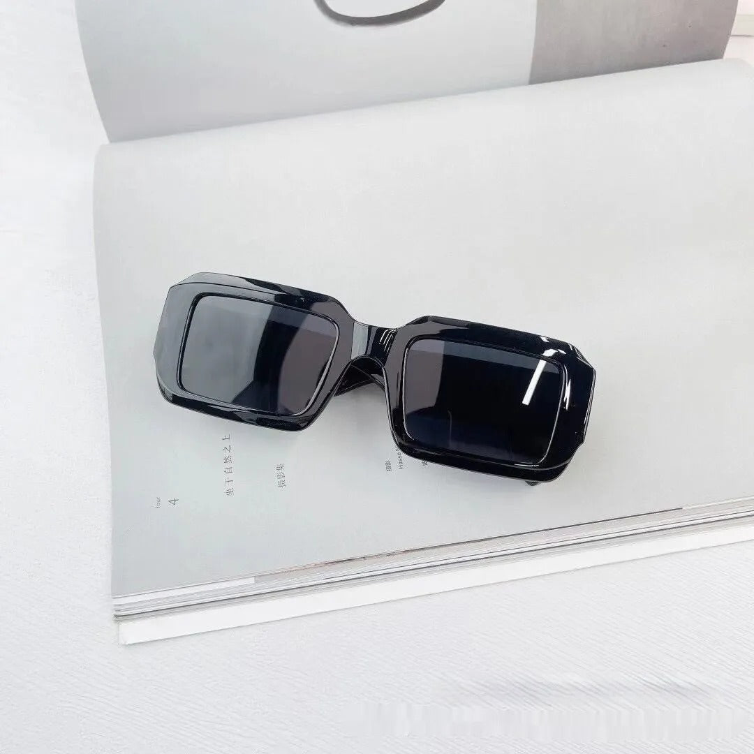 Damen-Sonnenbrille Oversize-Fassung – Quadratische Form & UV400-Schutz