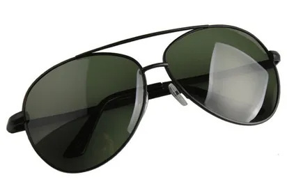 Herren Sonnenbrille Aviator – Metallgestell & Gläser aus Harz