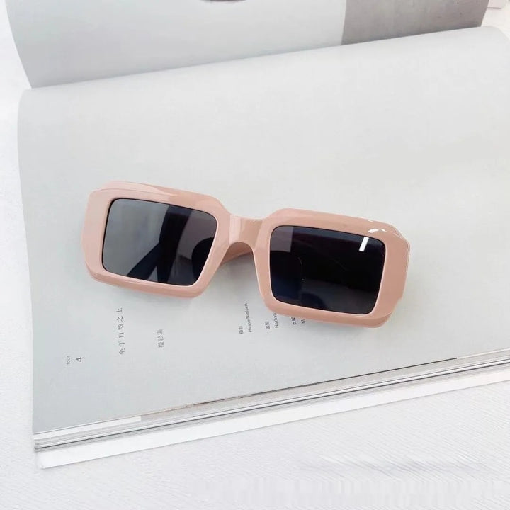 Damen-Sonnenbrille Oversize-Fassung – Quadratische Form & UV400-Schutz