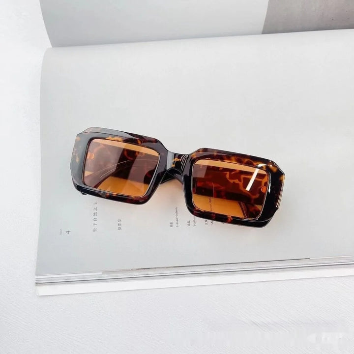 Damen-Sonnenbrille Oversize-Fassung – Quadratische Form & UV400-Schutz