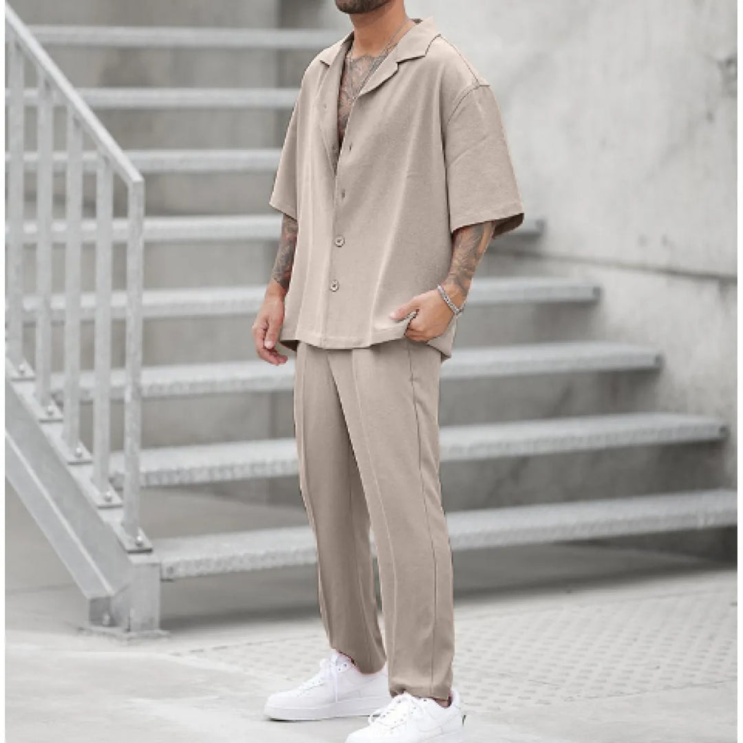 Herren Hemd-Hosen-Set – Lässiges Koordiniertes Outfit