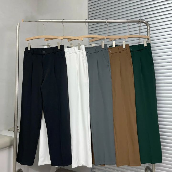 Herrenhose mit geradem, lässigem Schnitt aus Baumwolle – Leicht und casual