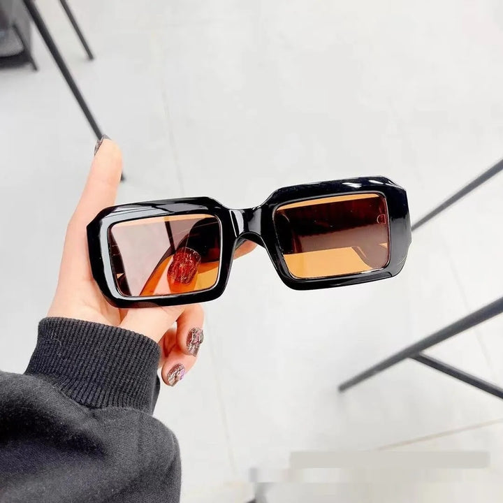 Damen-Sonnenbrille Oversize-Fassung – Quadratische Form & UV400-Schutz