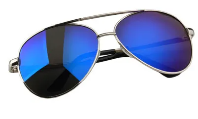 Herren Sonnenbrille Aviator – Metallgestell & Gläser aus Harz