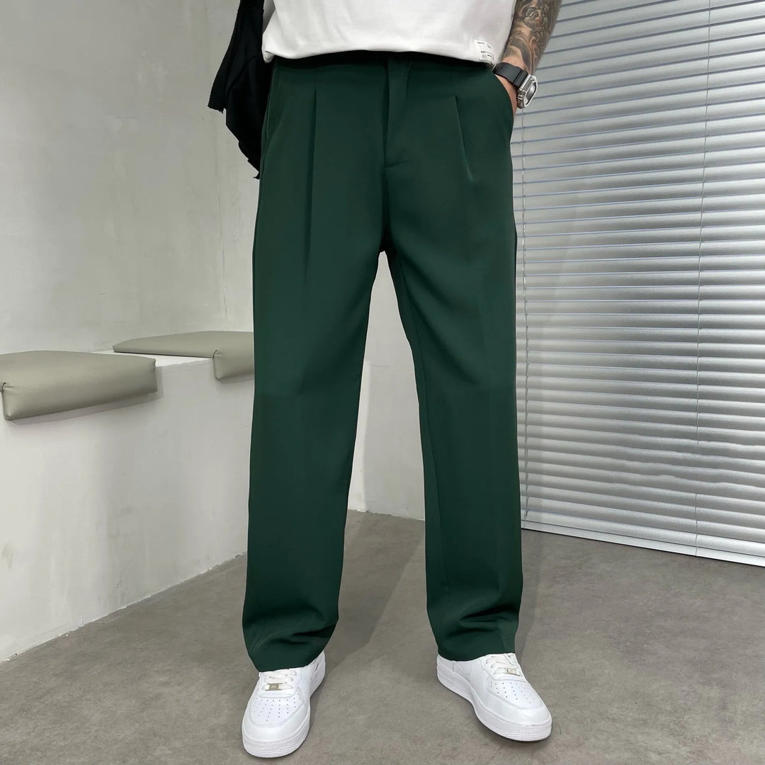Herrenhose mit geradem, lässigem Schnitt aus Baumwolle – Leicht und casual