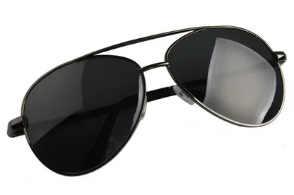 Herren Sonnenbrille Aviator – Metallgestell & Gläser aus Harz