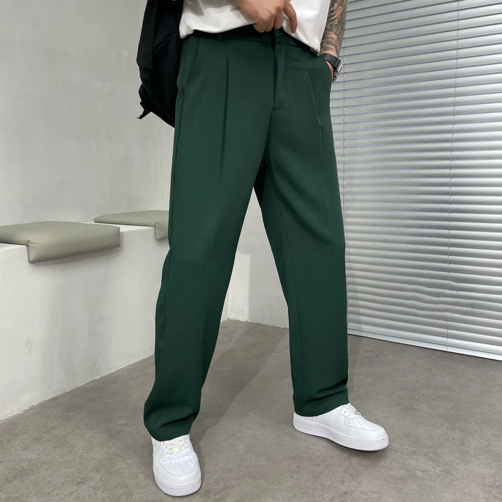 Herrenhose mit geradem, lässigem Schnitt aus Baumwolle – Leicht und casual
