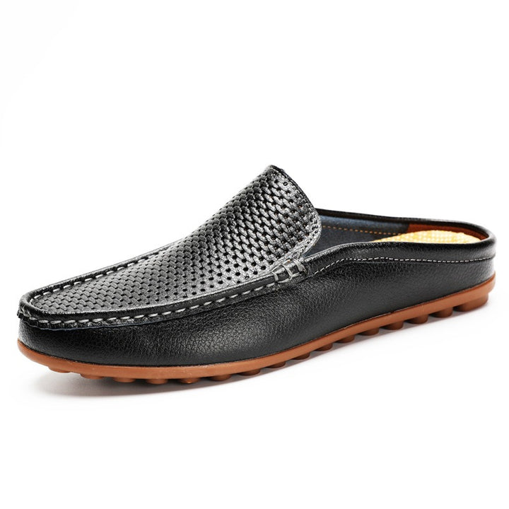 Mules Loafers aus Leder für Herren – Legere Passform mit offenem Rücken