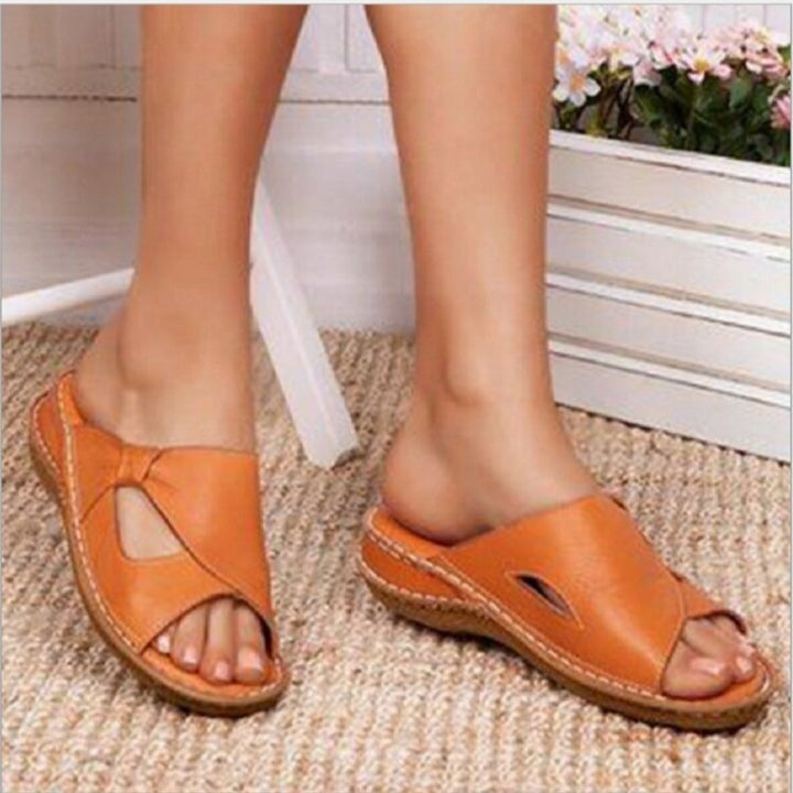 Sandali Donna Punta Aperta – Tacco Zeppa Piatto Confortevole