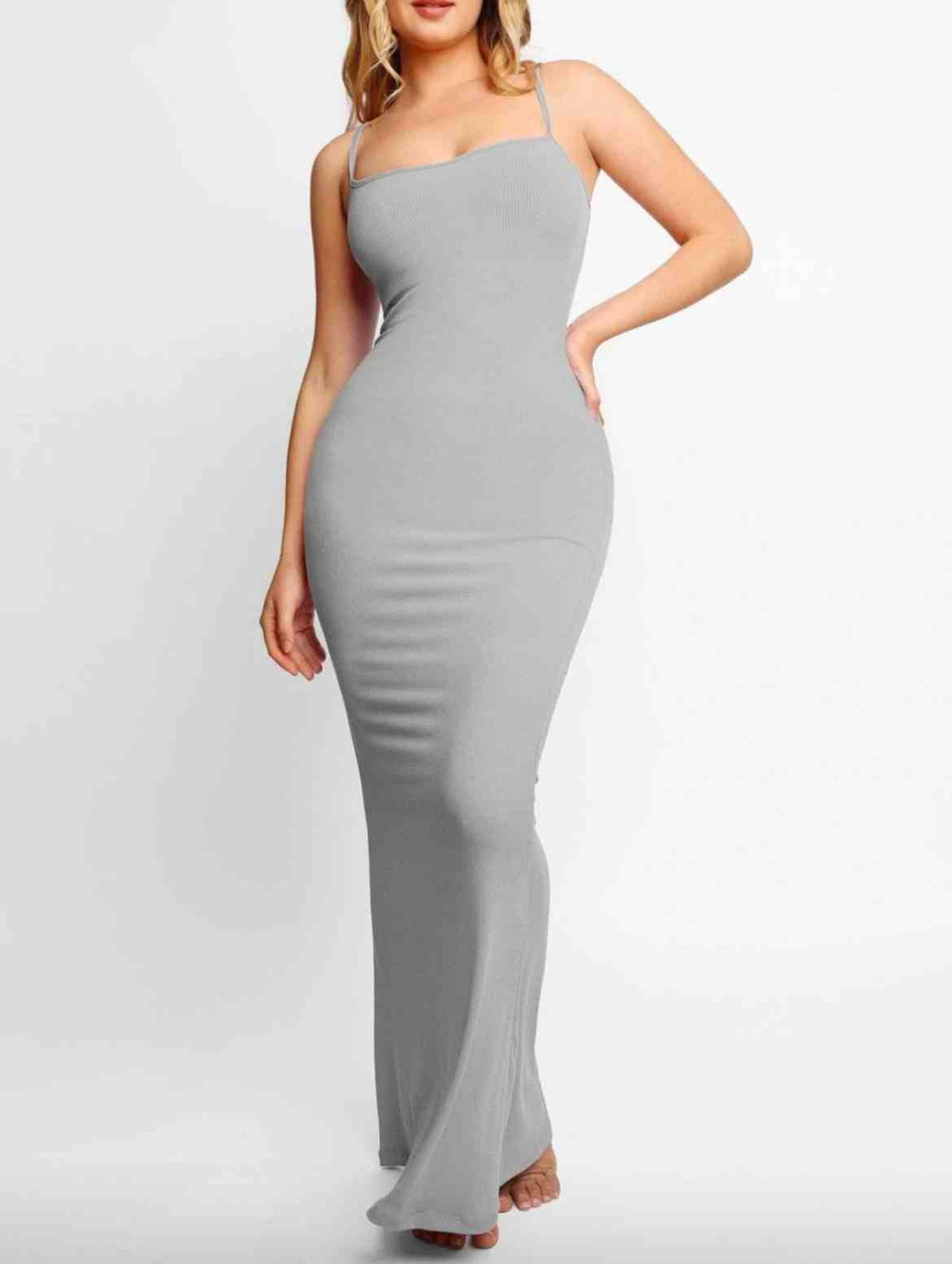 Maxi Bodycon Kjole til Kvinder – Tynde Stropper og Slank Silhuet