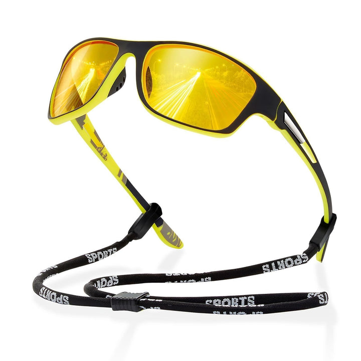 Men's Polarized Cycling Glasses – Night Vision Sport Lenses
