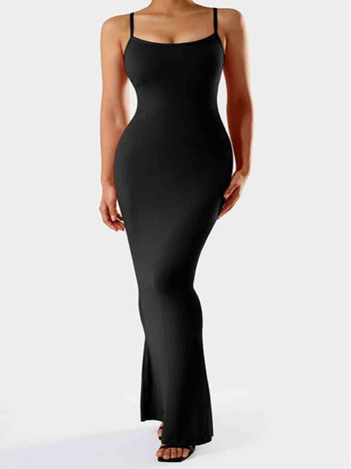 Maxi Bodycon Kjole til Kvinder – Tynde Stropper og Slank Silhuet