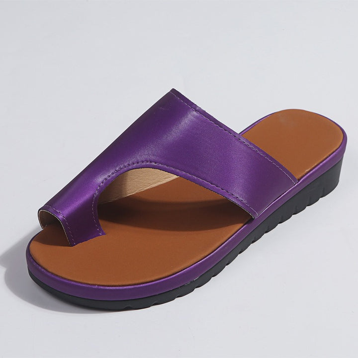 Damen Flache Sandalen – Dämpfende & Rutschfeste Sohle