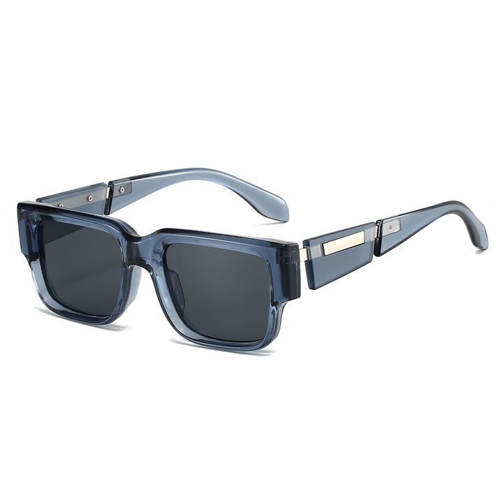 Women's Oversized Square Sunglasses – Metal Hinge