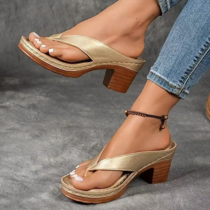 Women's Wedge Sandals – Block Heel and Flat Mules