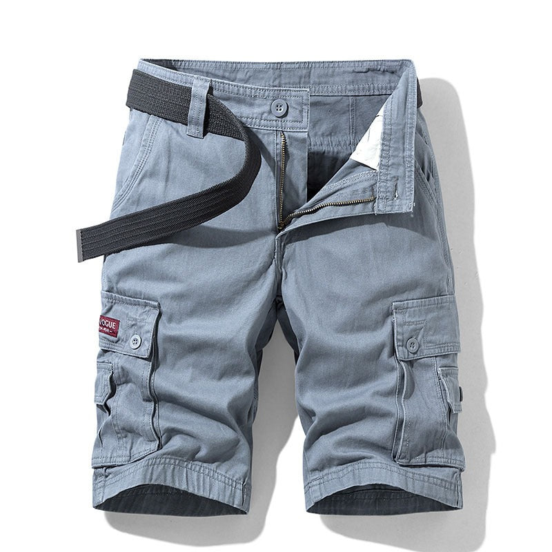 Pantaloncini Cargo Uomo in Cotone – Multi-Tasche Stile Workwear