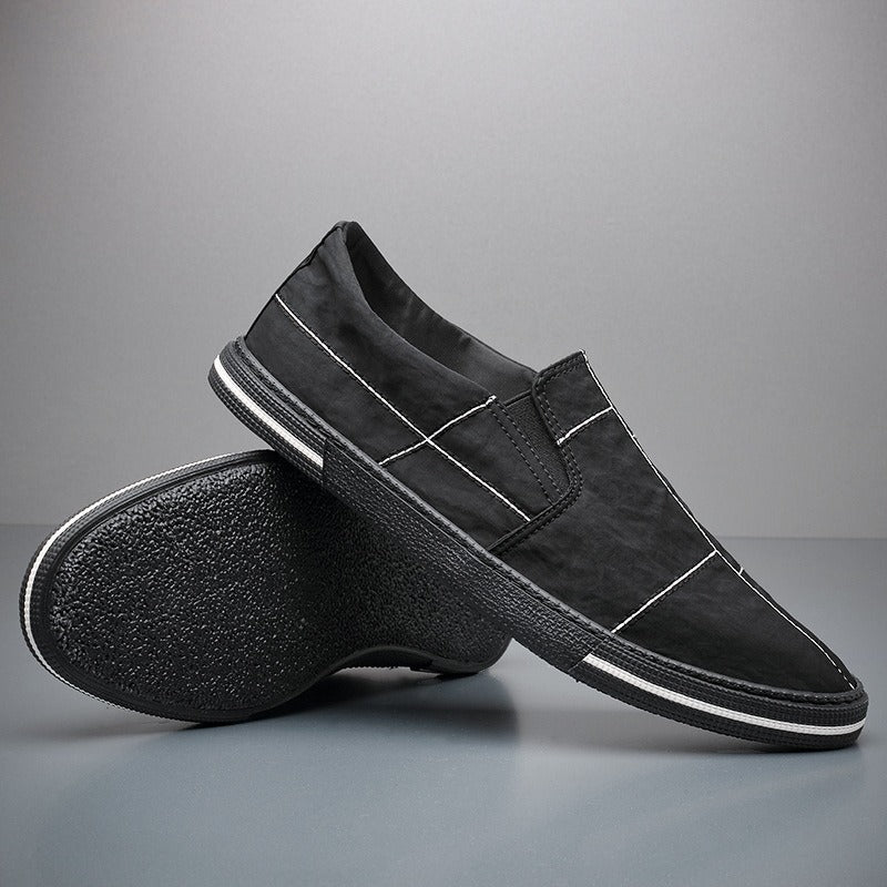 Lave Herresneakers i Lærred – Let Casual Stil