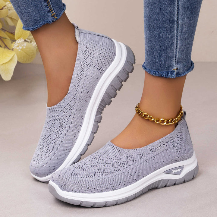 Ballerine da donna in maglia – leggere da indossare, suola morbida