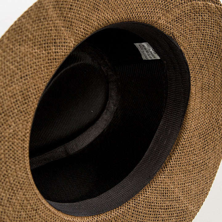 Women's Straw Hat Jazz – Casual Beach Style with Structured Brims