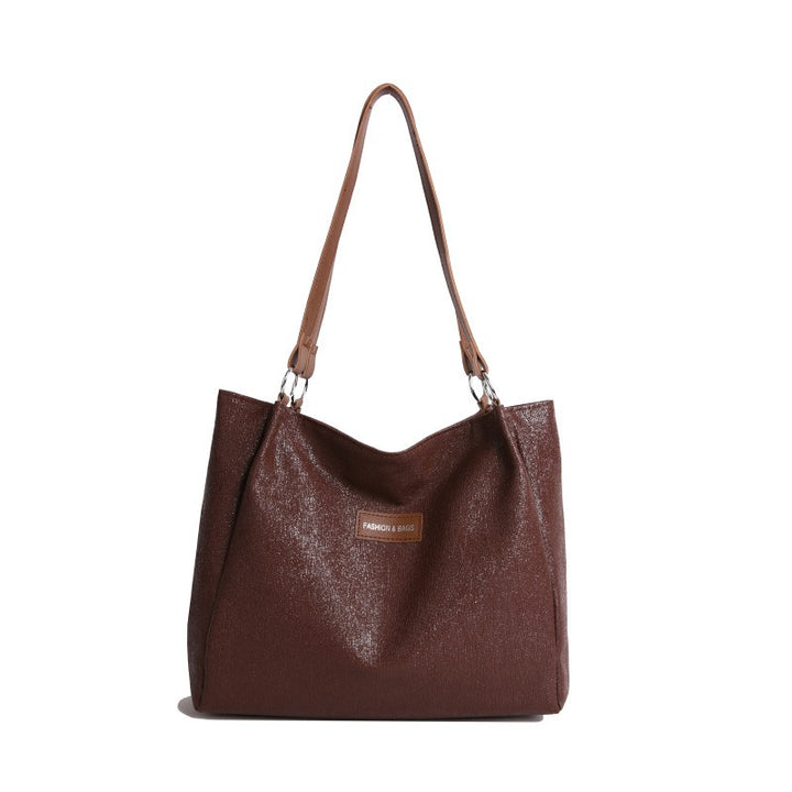 Women's Large Capacity Tote Bag – Elegant Everyday Shoulder Strap