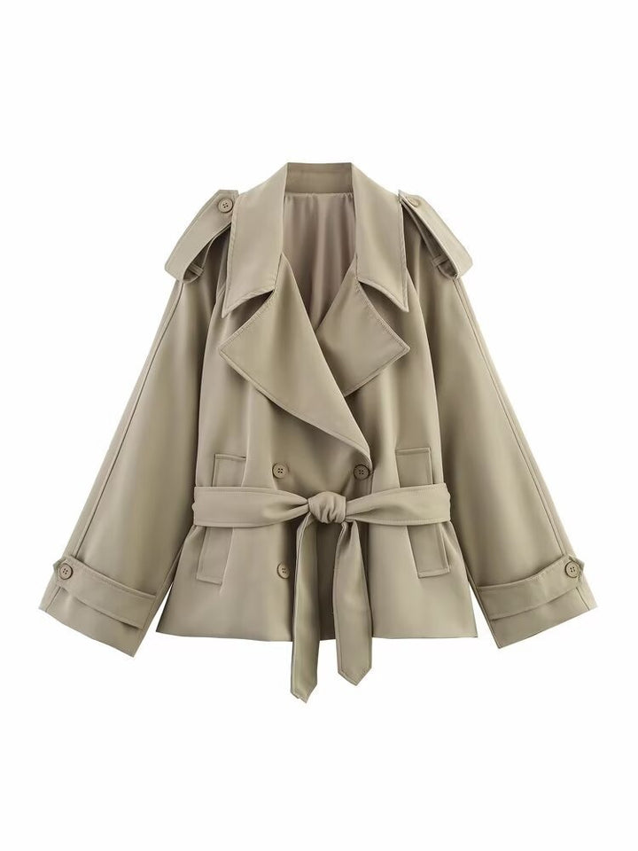 Manteau Coupe-Vent Femme Court – Coupe Décontractée